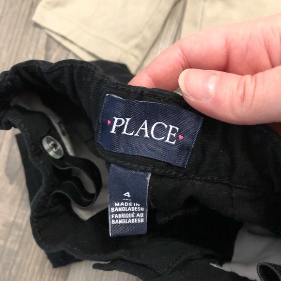 Children’s Place‎ Khaki Uniform Shorts Bundle Size 4 - Picture 2 of 5